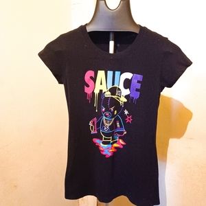 Sauce Kids T-Shirt Size M Black